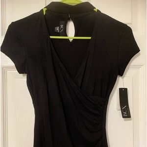 BCX Faux Wrap Knit Top Size:XS